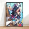 Wuthering Waves Jiyan / Brant - Póster de anime – Lámina de arte impermeable para dormitorio, sala de juegos y decoración