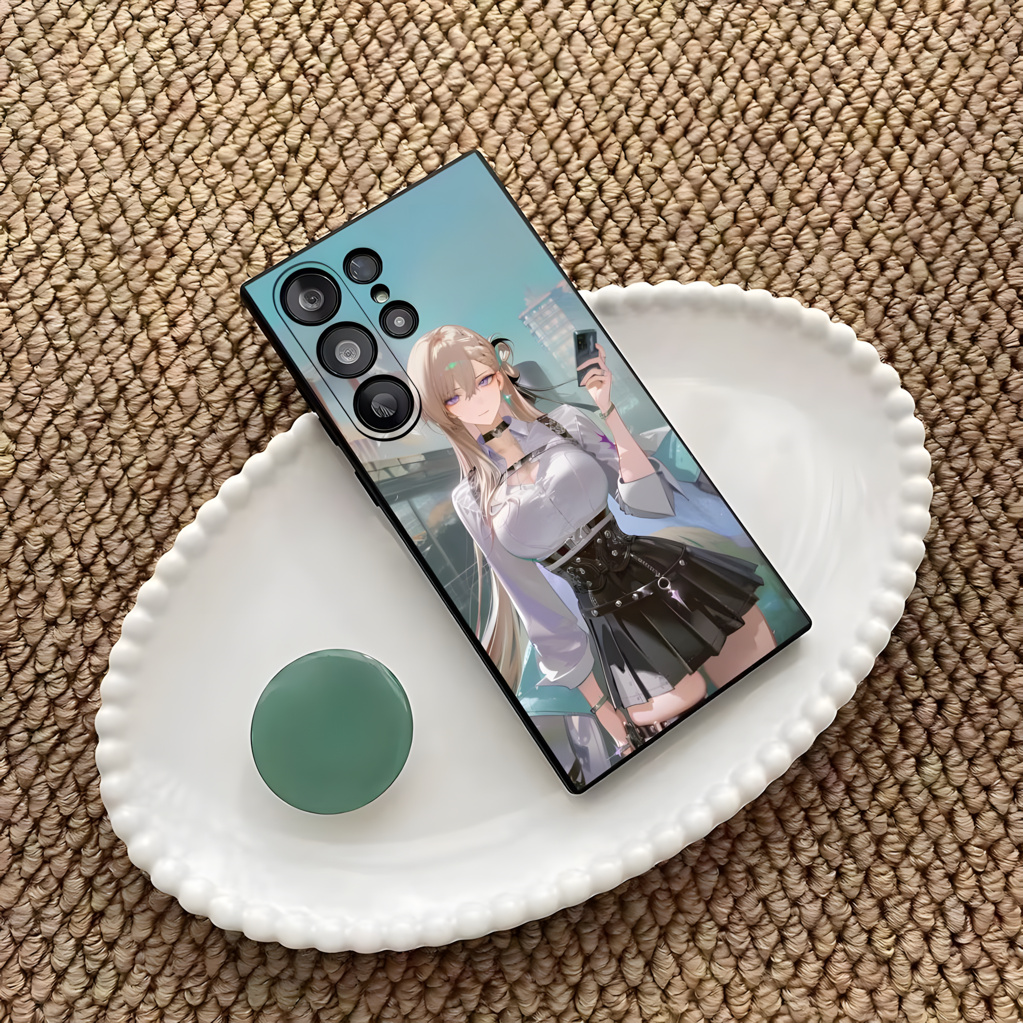 Wuthering Waves Phone Case – Lynae Anime Design | Shockproof Soft Cover for Samsung Galaxy S Series (S20–S26 Ultra)