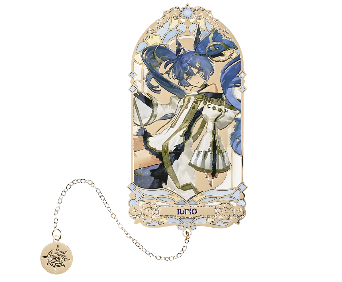 Wuthering Waves Brant / Cartethyia / Augusta / Iuno Metal Bookmark – Premium Anime Bookmark with Tassel | Durable Collector Gift for Readers & Fans