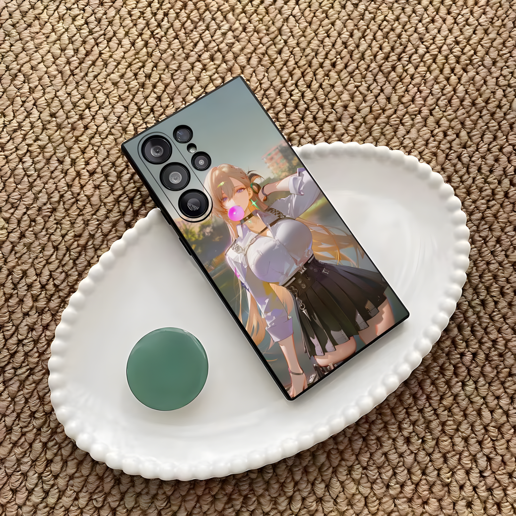 Wuthering Waves Phone Case – Lynae Anime Design | Shockproof Soft Cover for Samsung Galaxy S Series (S20–S26 Ultra)
