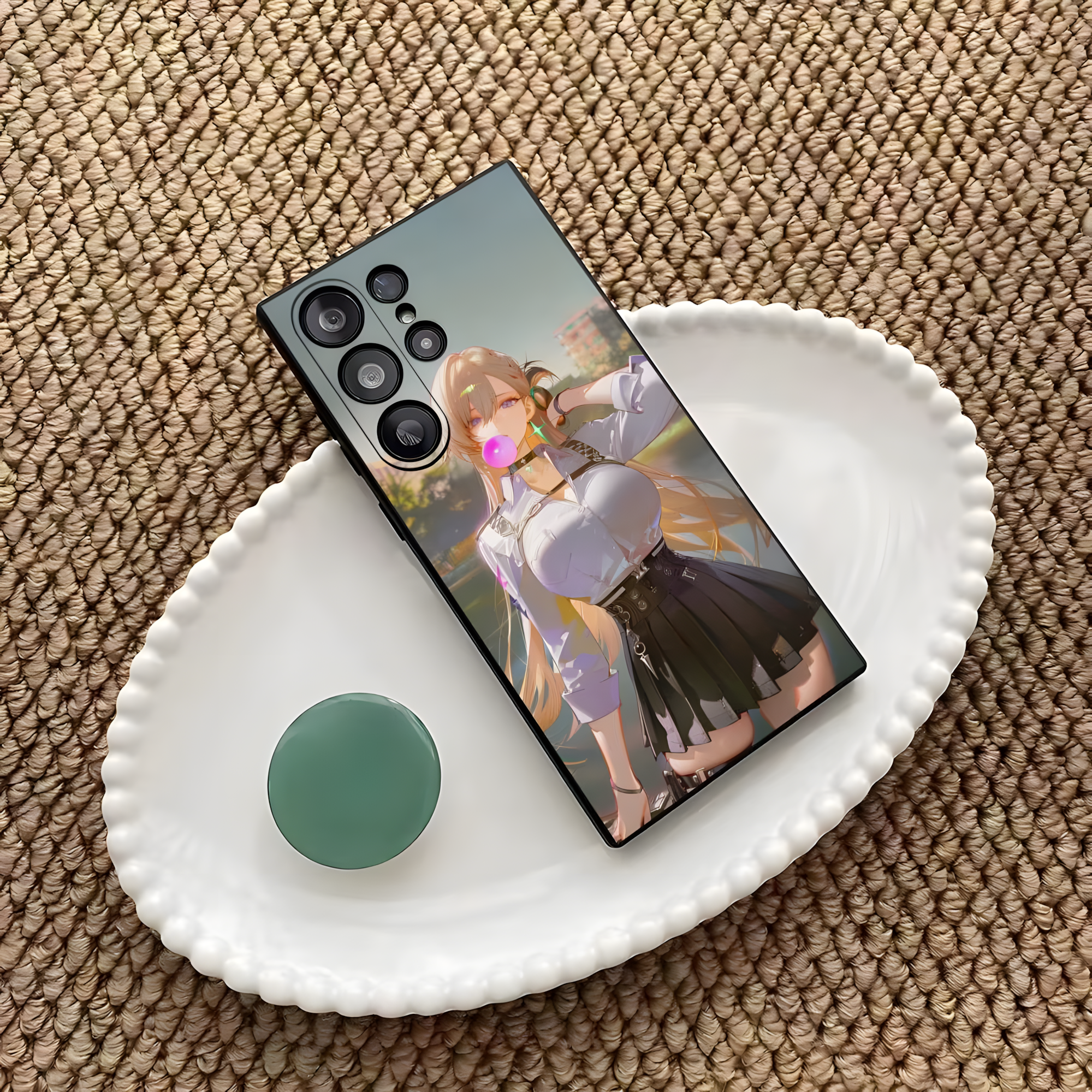 Wuthering Waves Phone Case – Lynae Anime Design | Shockproof Soft Cover for Samsung Galaxy S Series (S20–S26 Ultra)