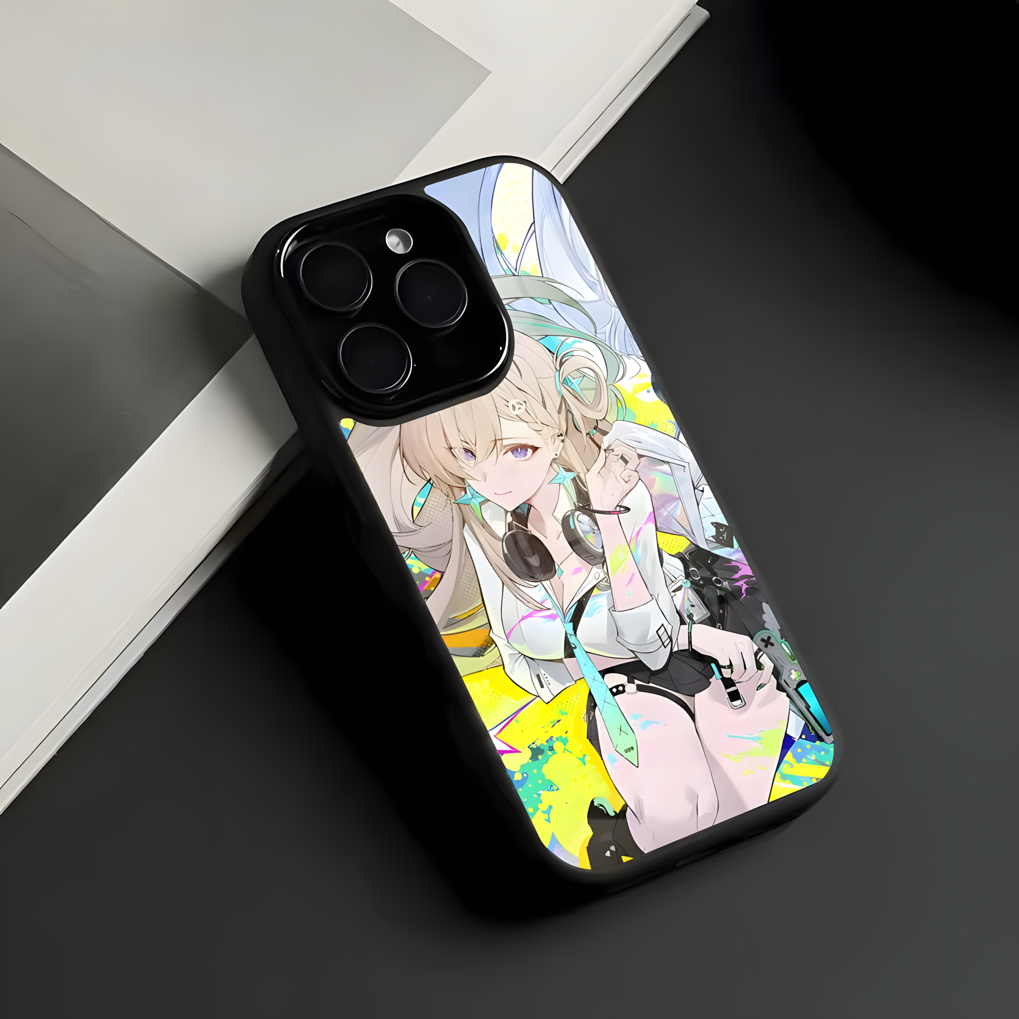 Wuthering Waves Lynae Phone Case – Aesthetic Anime Glass Cover | Shockproof Case for iPhone 12–17 Pro Max