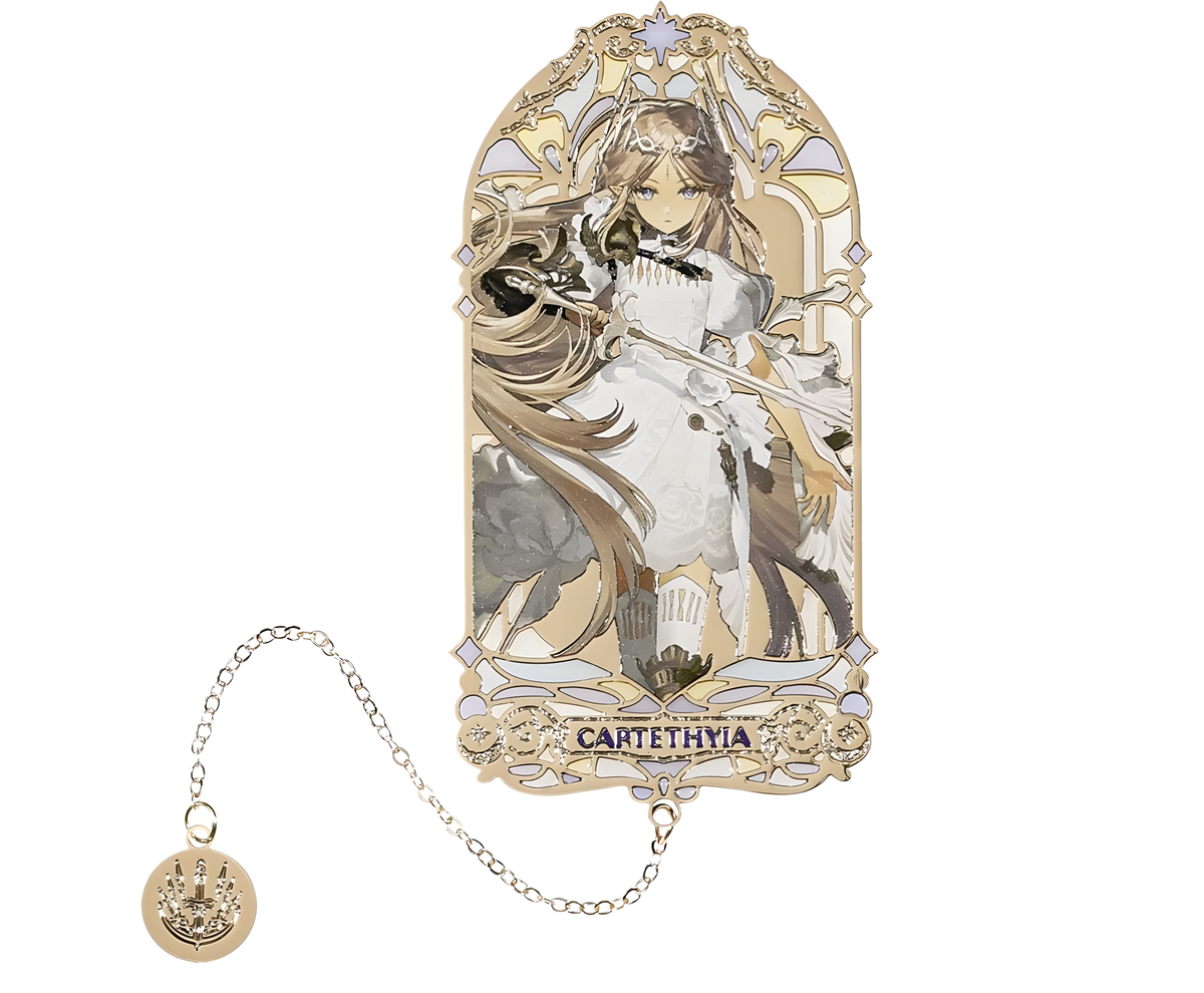 Wuthering Waves Brant / Cartethyia / Augusta / Iuno Metal Bookmark – Premium Anime Bookmark with Tassel | Durable Collector Gift for Readers & Fans