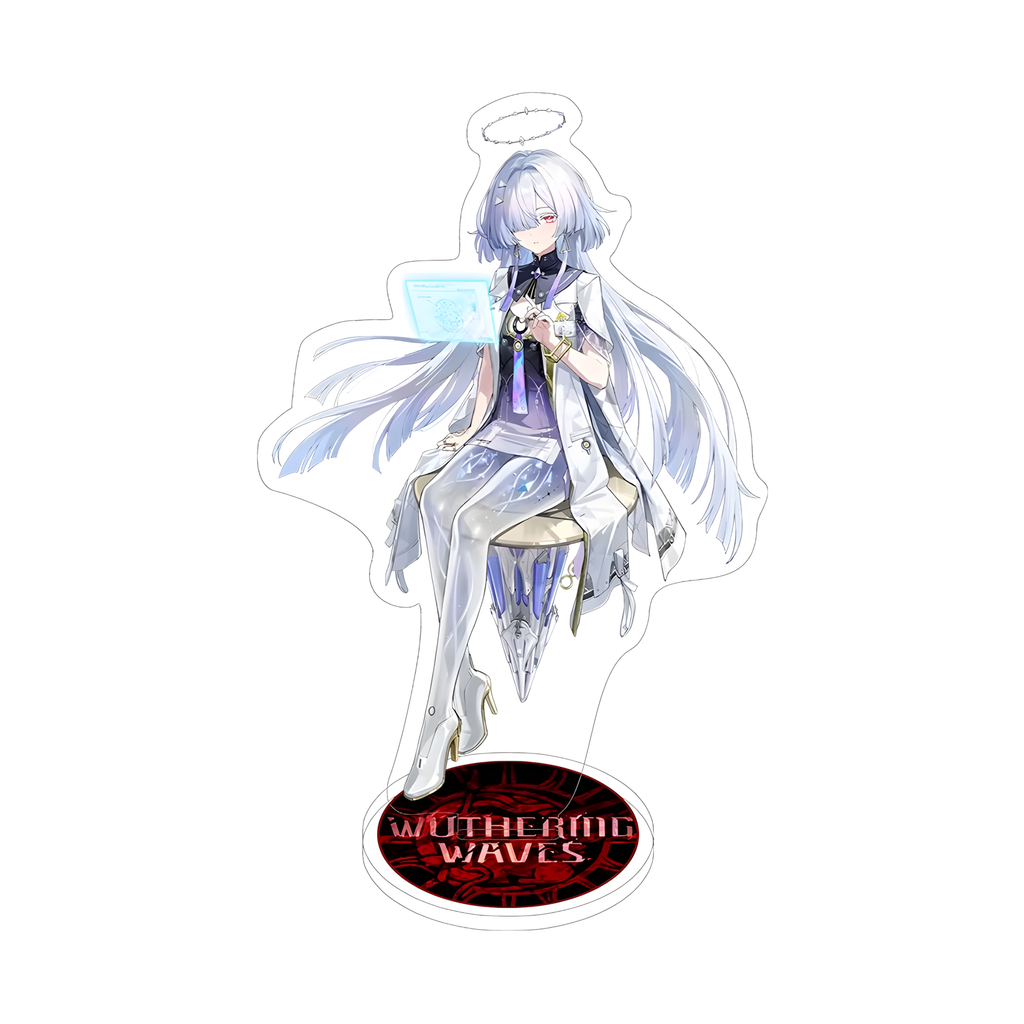 Wuthering Waves Acrylic Stand – Anime Character Display Figure (Augusta / Chisa / Carlotta & More)