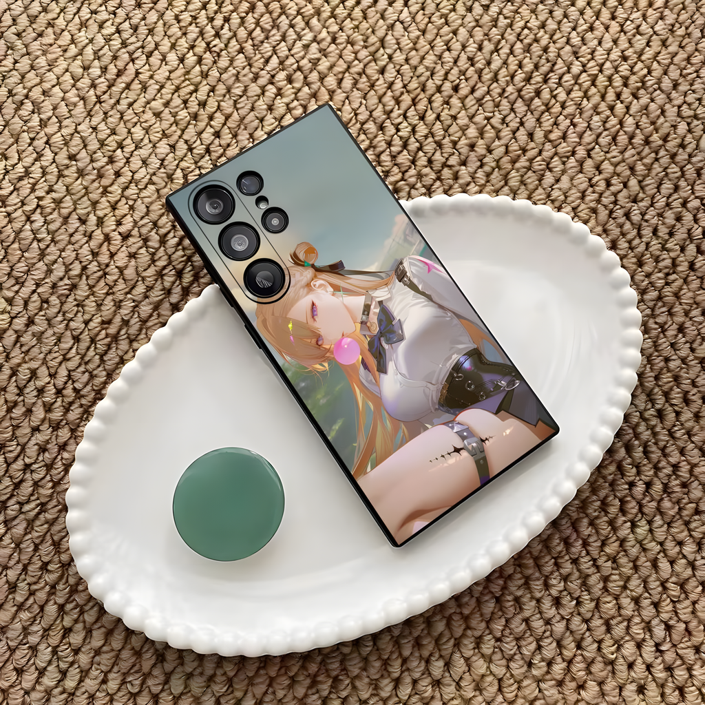 Wuthering Waves Phone Case – Lynae Anime Design | Shockproof Soft Cover for Samsung Galaxy S Series (S20–S26 Ultra)