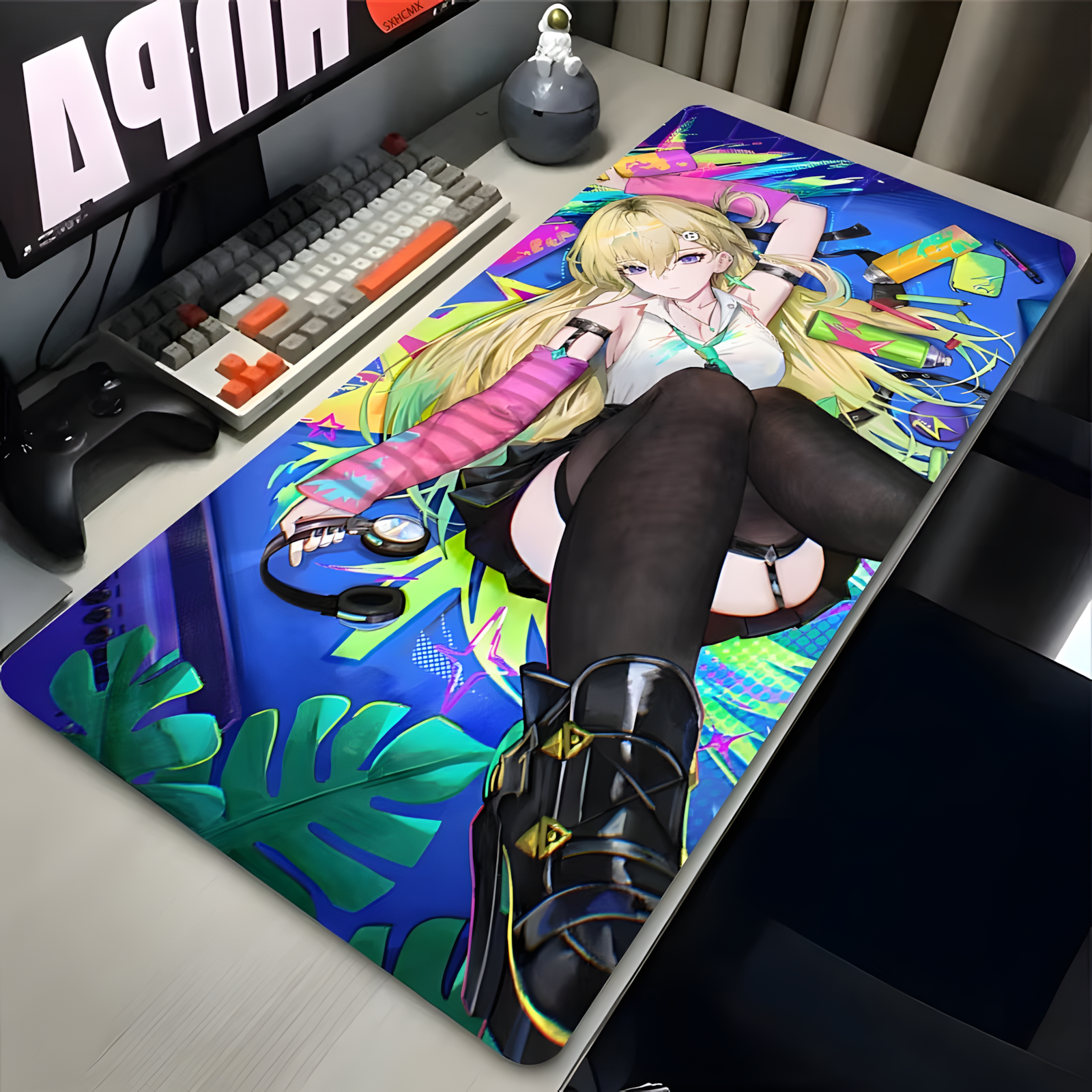 Wuthering Waves Lynae Desk Mat – XL Anime Gaming Mousepad | Non-Slip Aesthetic Keyboard Pad