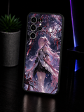 Wuthering Waves Denia anime phone case for Samsung Galaxy with purple aesthetic design