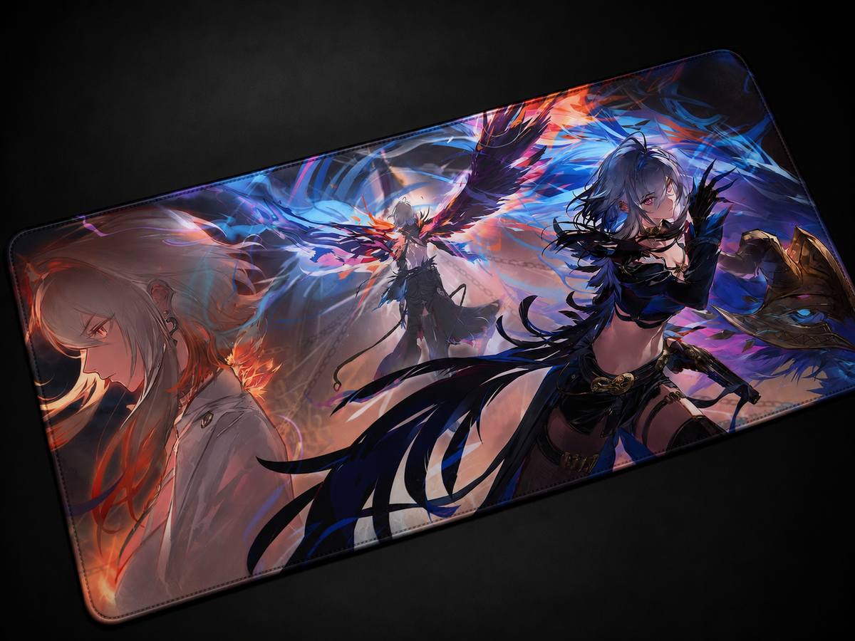 Wuthering Waves Galbrena Mouse Pad – Anime Gaming Desk Mat
