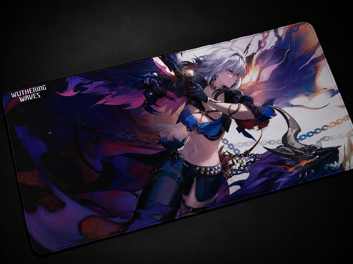 Wuthering Waves Galbrena Mouse Pad – Anime Gaming Desk Mat