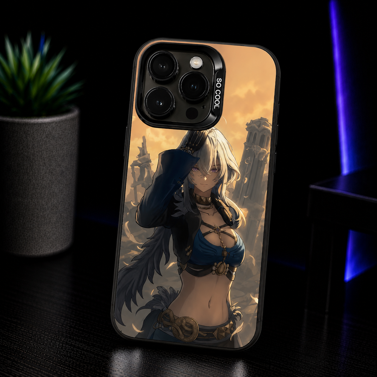Wuthering Waves Galbrena iPhone Case – Anime Protective Phone Cover