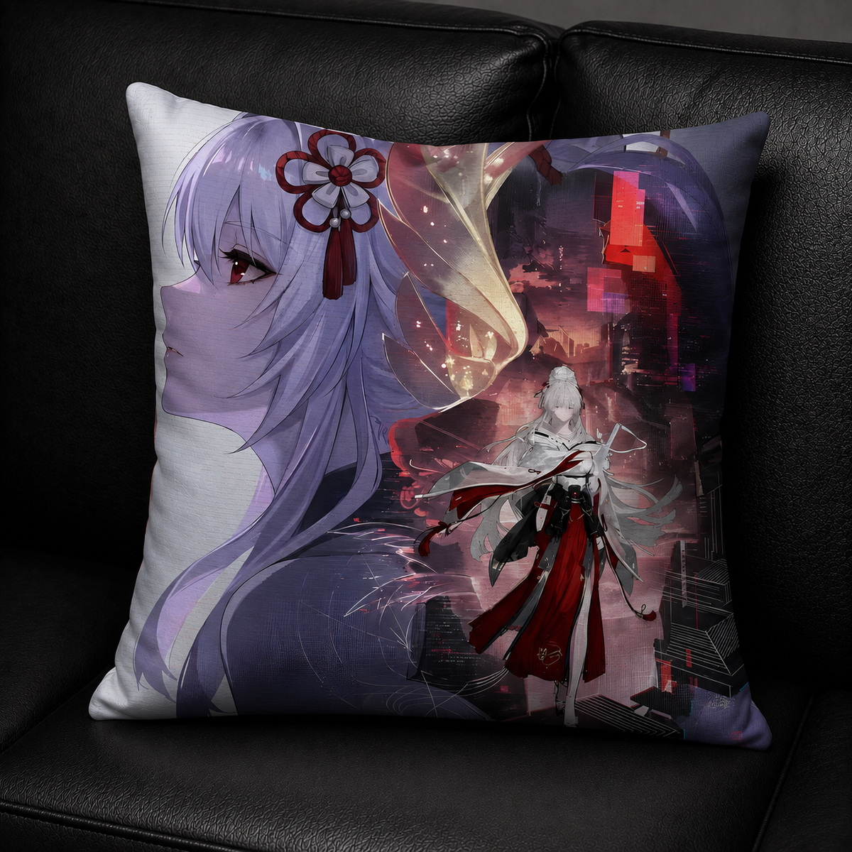 Wuthering Waves Hiyuki Pillow Cover – Anime Decorative Cushion Case