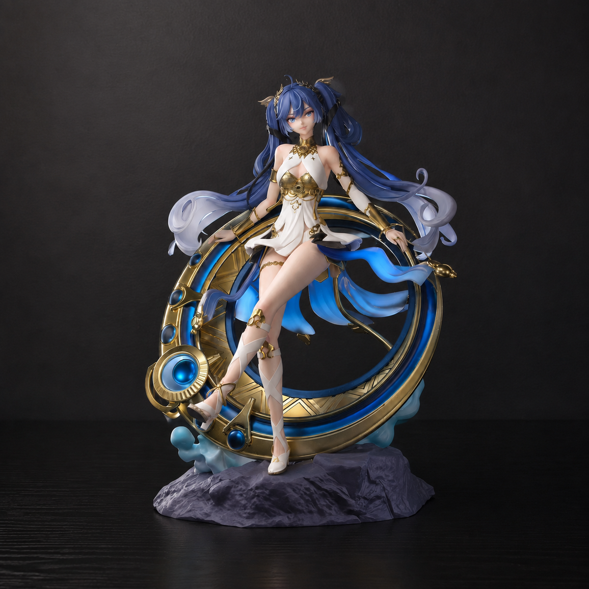Iuno Wuthering Waves acrylic pvc stand figure with moon ring halo 18cm anime collectible display