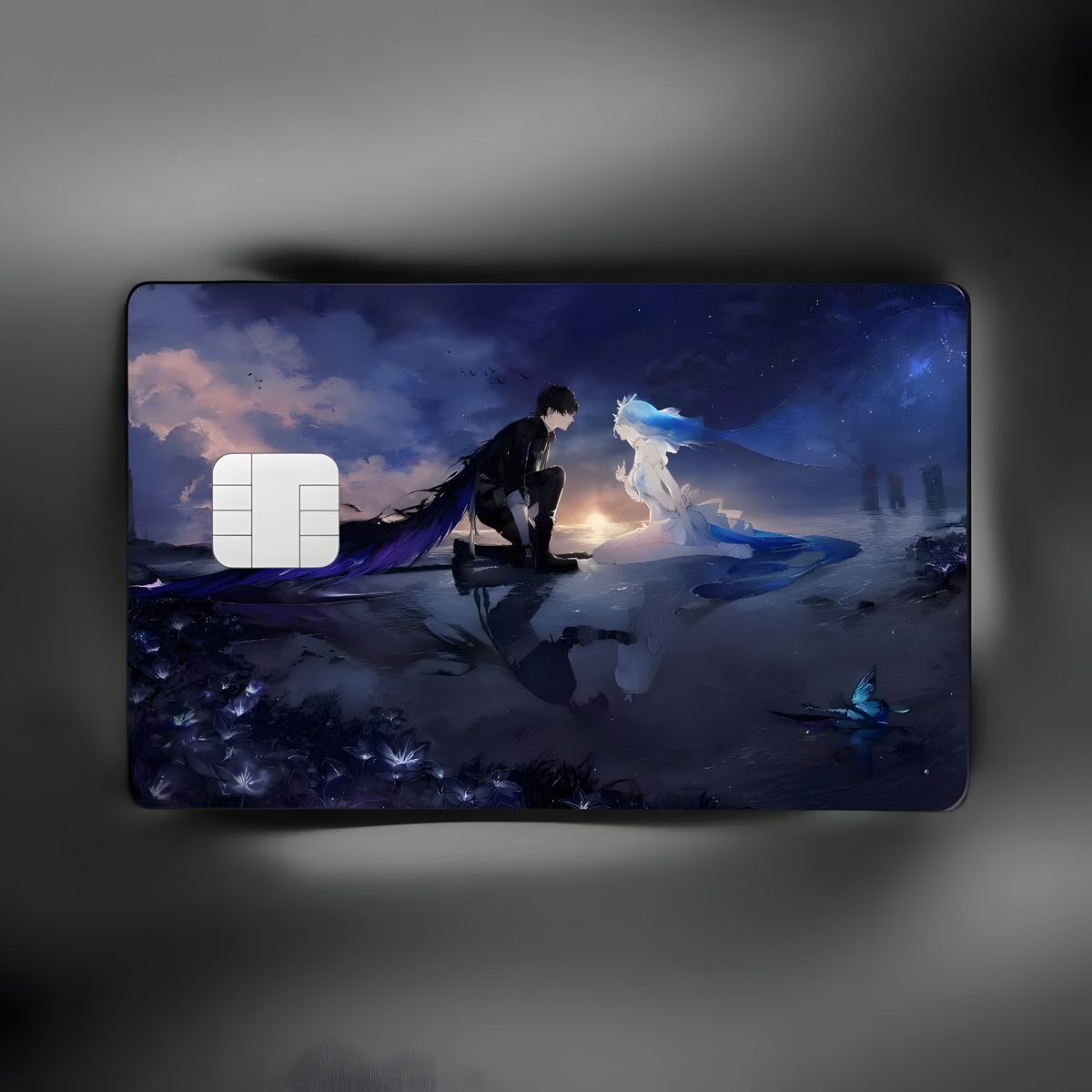 Wuthering Waves Rover and Shorekeeper anime credit card skin sticker aesthetic card cover design