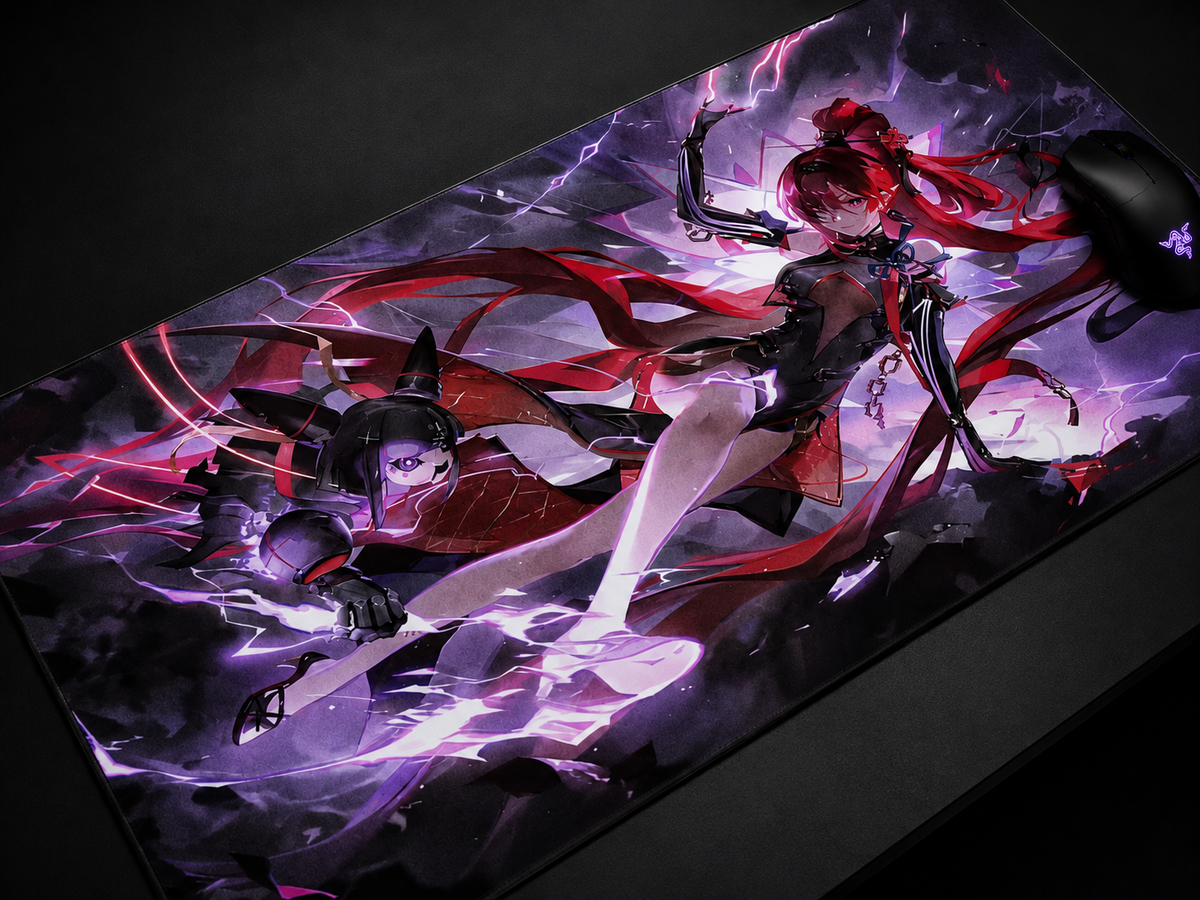 Yinlin Desk Mat – Wuthering Waves Anime Mouse Pad (Extended Gaming Mat)